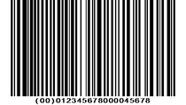 SSCC-18 barcode