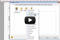 Enter references on labels