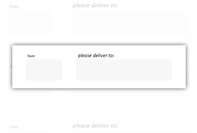 From - to labels to write address