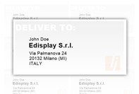 Envelope address labels