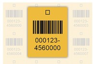 Barcode label template