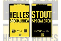 Etichetta birra Bock