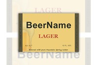 Etichetta di birra da stampare