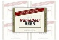 Etichetta personalizzta birra