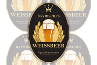 Etichetta per bottiglia di birra