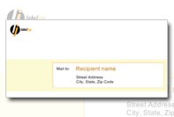 Kuvert adressetikett