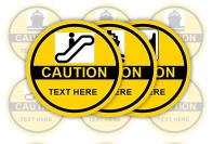 Круглые этикетки с буквами