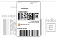 Caution label for shipping