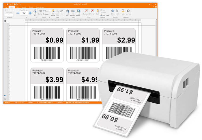Professional Barcode Printing Software Professional Barcode Printing Software
